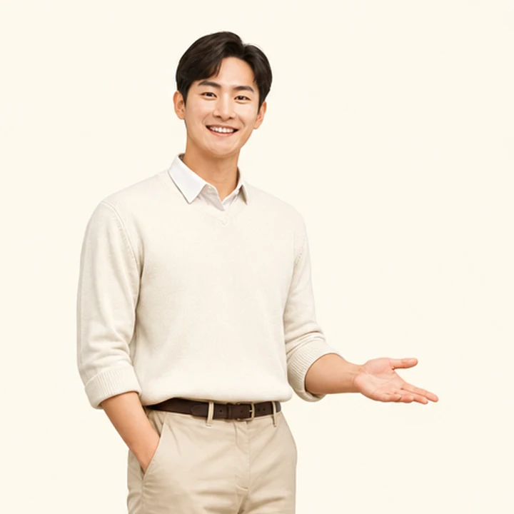 셀토스 중고차 장기렌트 상담 신청을 안내하는 담당자